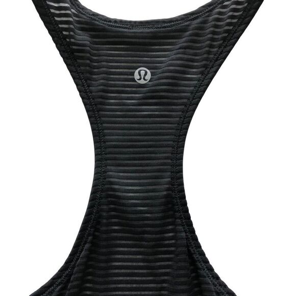 Lululemon Goal Crusher Tank (Stripe) Black - Picture 10 of 14